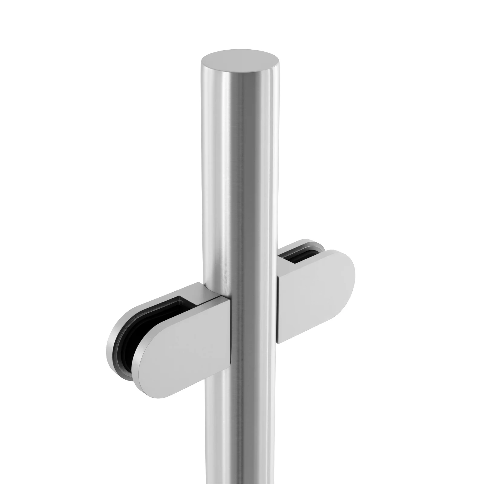 110cm Railing Post, Stainless Steel Railing Fence Pole, Corner Post Stainless Steel Pole for Balconies, Attics, Stairs