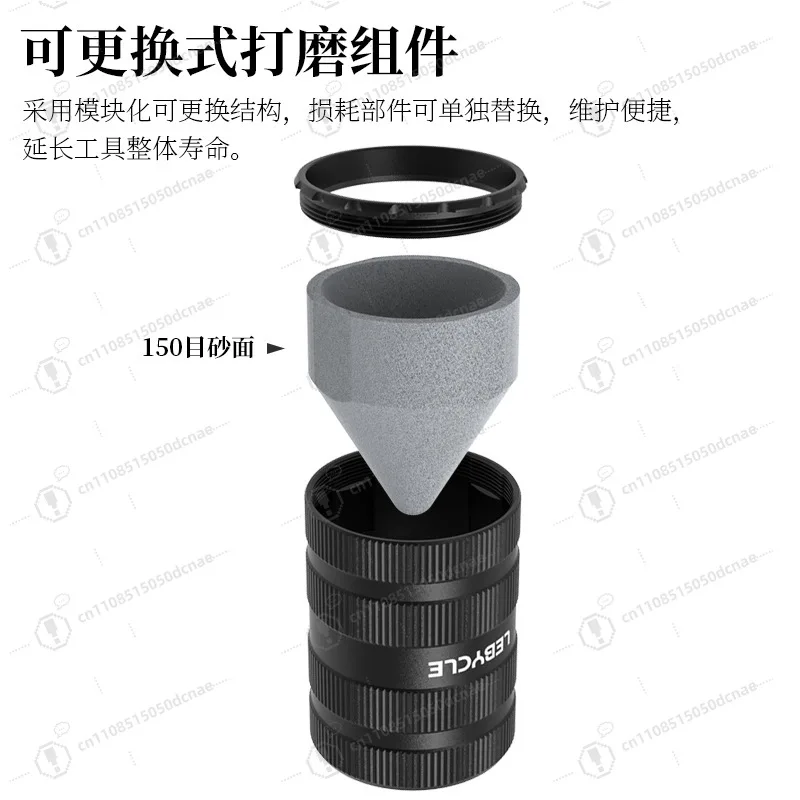 Bicycle Carbon Chamfering Tool, Deburr Polishing Tool for Front Fork Seatpost Handlebar Edge Trimming