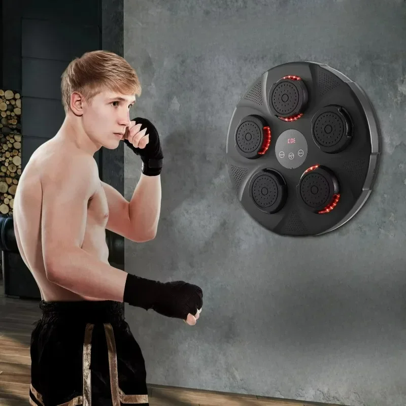 

Mini Portable Wall Mounted Boxing Machine Bluetooth Connected For Home Fitness And Training New Arrival