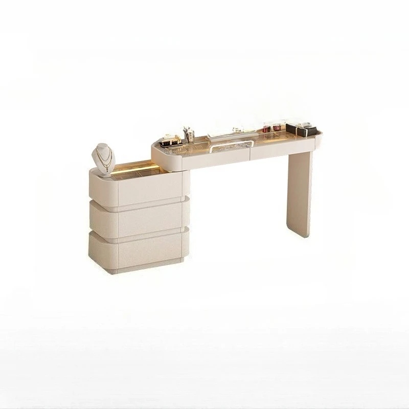 

Light luxury, high-end sense, dressing table, integrated, master bedroom, bedside cabinet, makeup table