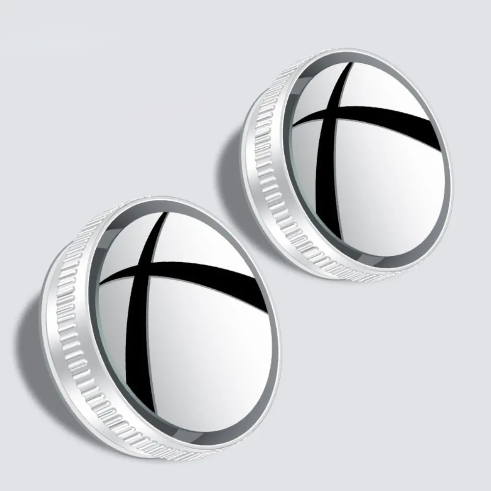 

2 шт., высококачественные широкоугольные автомобильные зеркала для слепых зон на присоске, регулируемые на 360 градусов вспомогательные зеркала заднего вида HD, маленькое круглое зеркало