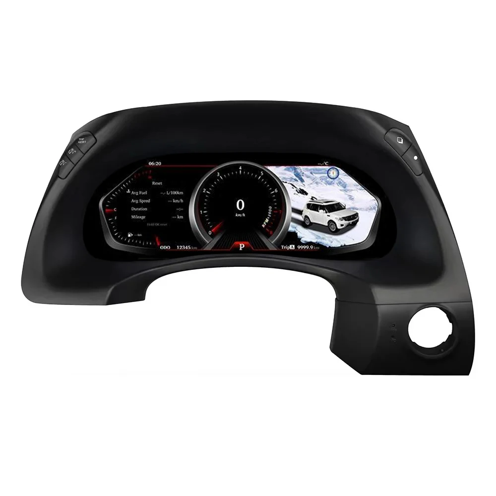 12.3 Inch LCD Digital Cluster for Nissan Patrol Y62 Armada Linux System Instrument Dashboard LCD Speedometer Display Car