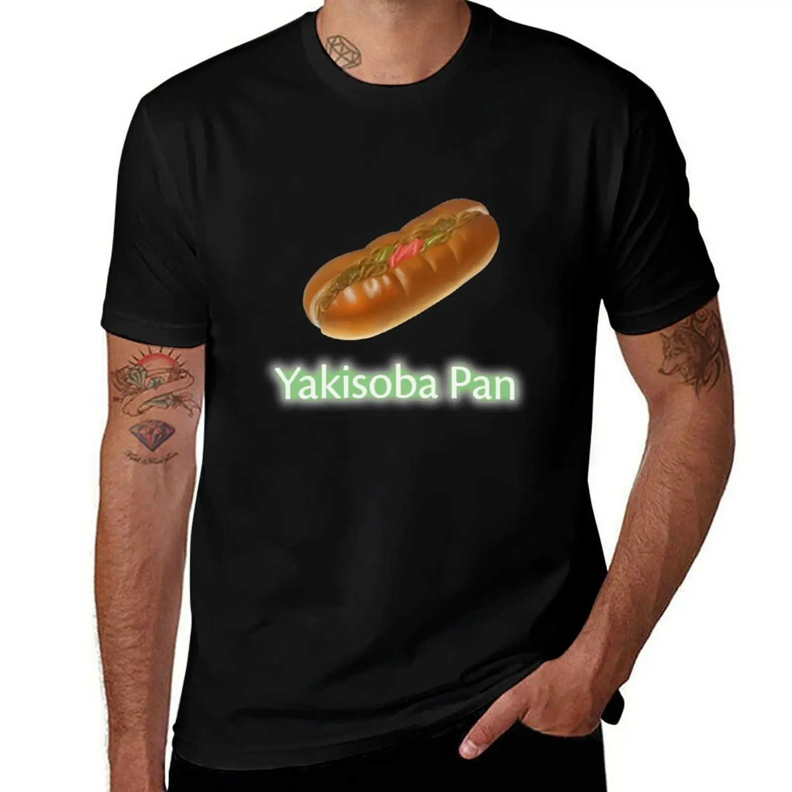 Camiseta Yakisoba Pan de Takatoshi Hijiyama: 13 Sentinels: Aegis Rim, camiseta de talla grande de color liso