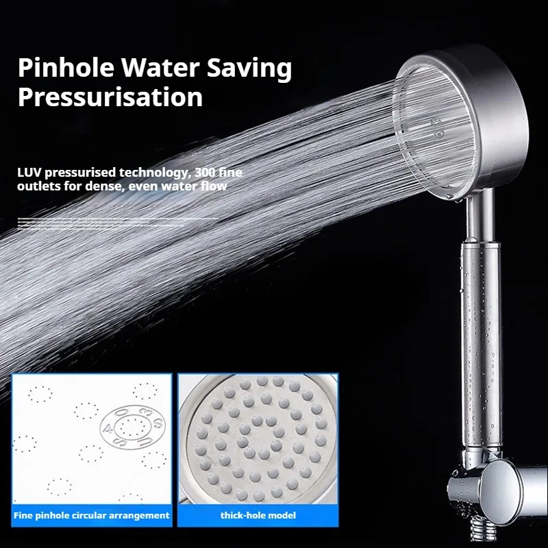 Water Conservation Showers for The Bathroom Stainless Steels Crashworthiness Shower Head Korea Type Bathroom Accessories