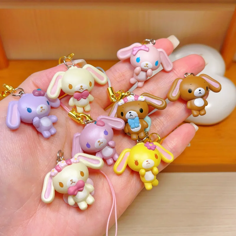 New Arrival Anime Action Figure Sugarbunnies Pendant Blind Box Desktop Toy Keychain Summer Seaside Vacation Series Ornament Gift