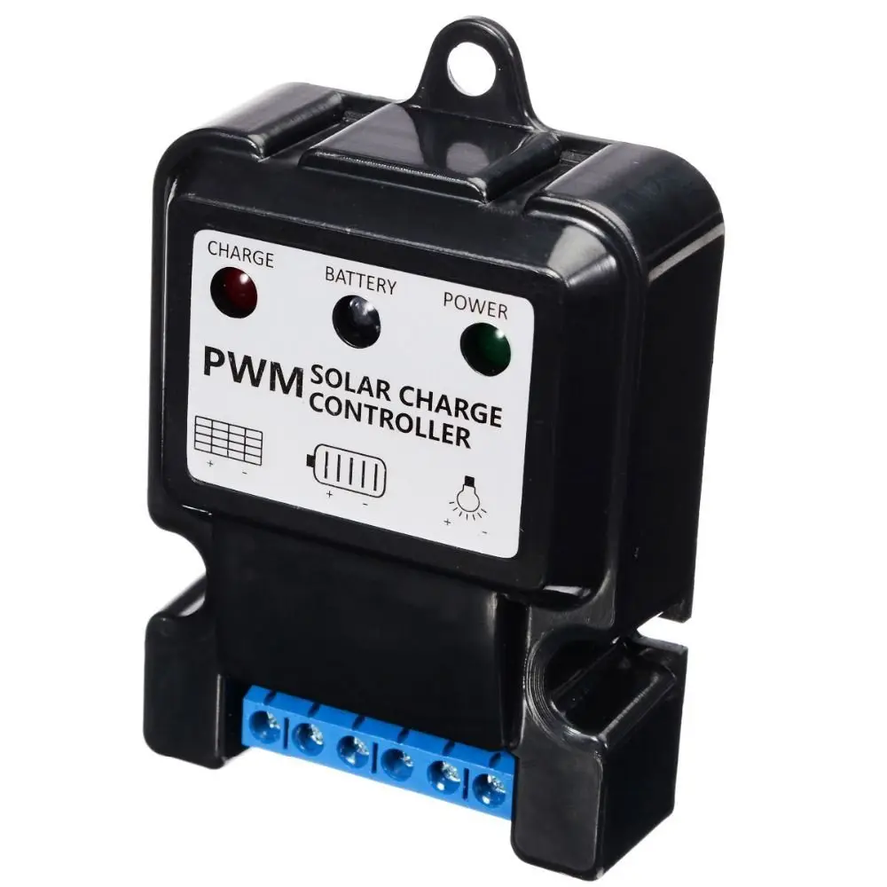 Useful Controller Regulator 6V 12V 10A Battery Charger Solar Panel Charge Controller Solar Controllers Battery Regulator