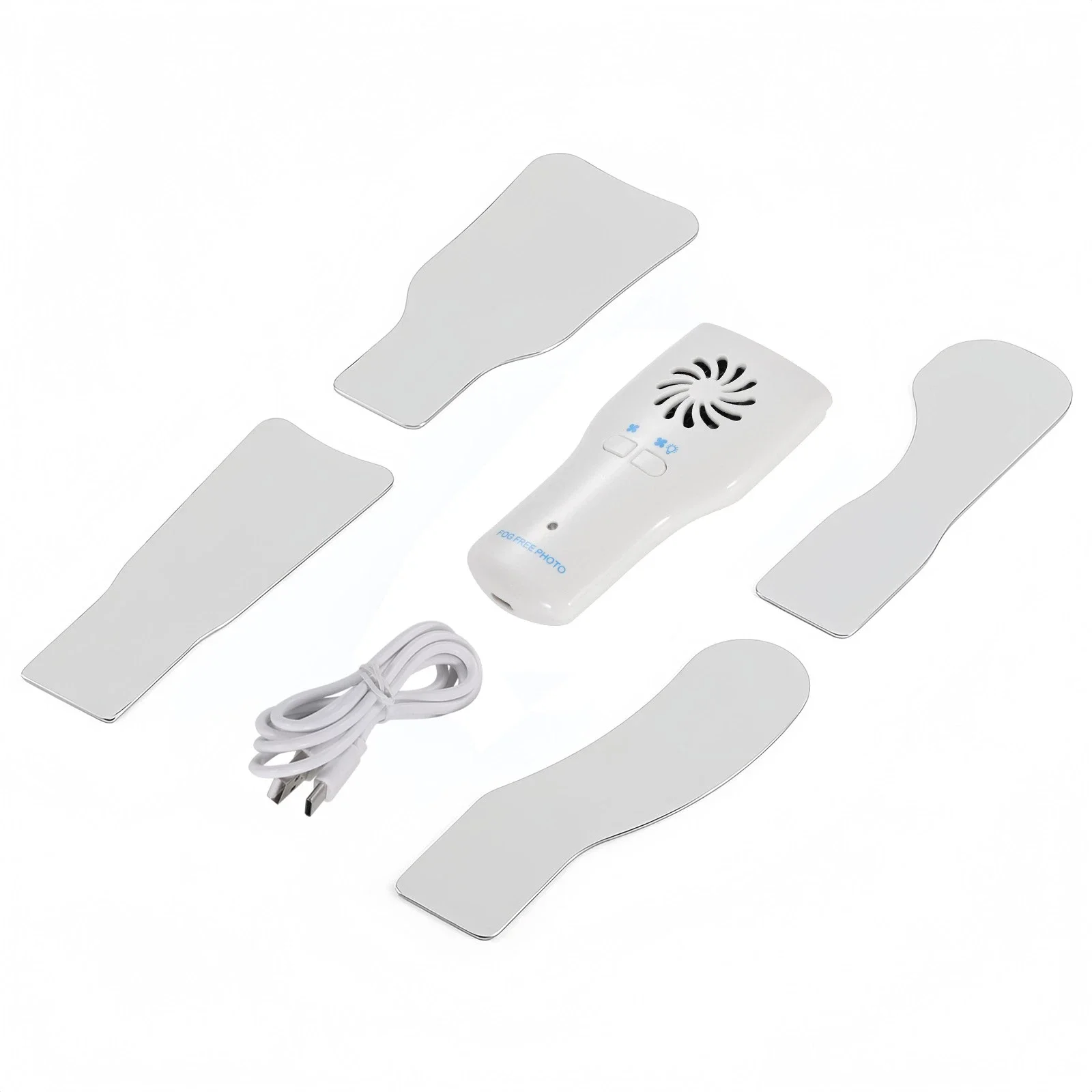 مرآة إطباق الأسنان، نظام صور LED داخل الفم خالي من الضباب + 4 مرايا مضادة للضباب #4