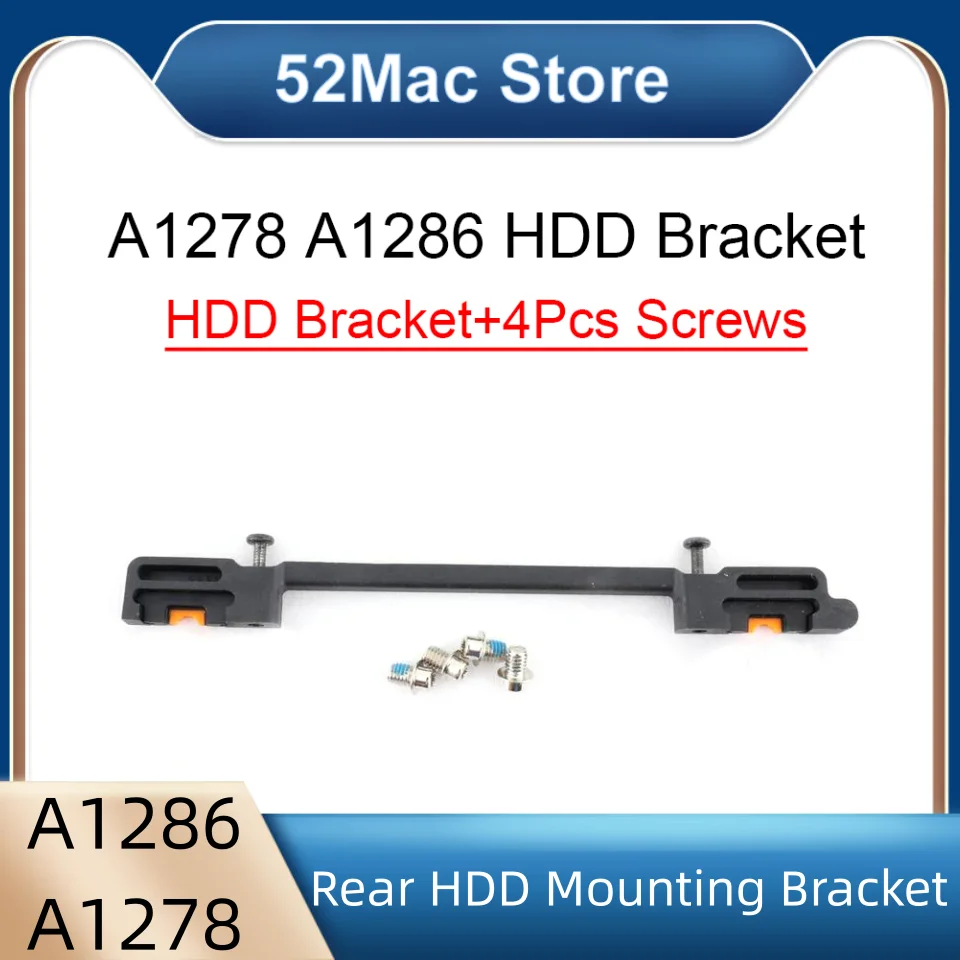 For Macbook Pro A1278 A1286 Rear HDD Mounting Bracket with 4 Pieces Screws 2009 2010 2011 2012 Years