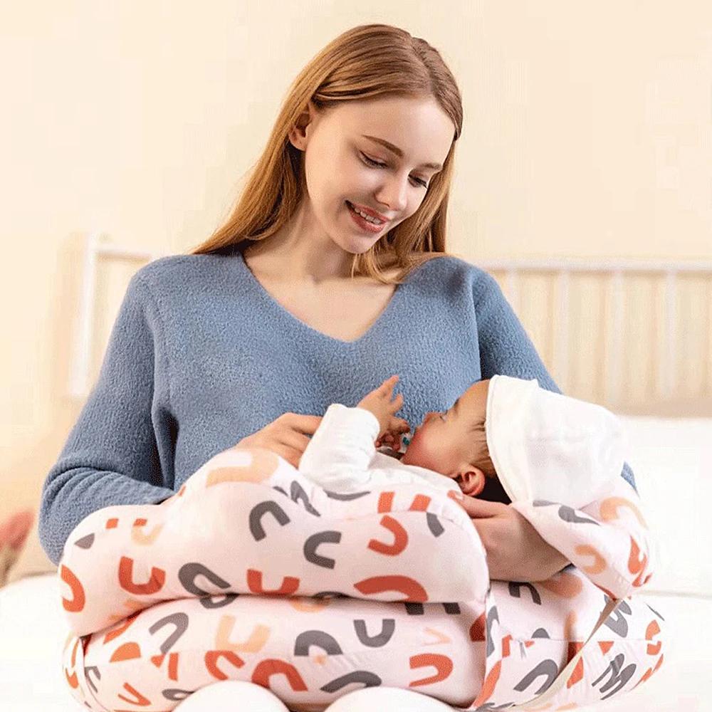 Newborn Baby Nursing Pillows Maternity Baby U-Shaped Breastfeeding Pillow Infant Cuddle Cotton Feeding Waist Cushion Baby Care