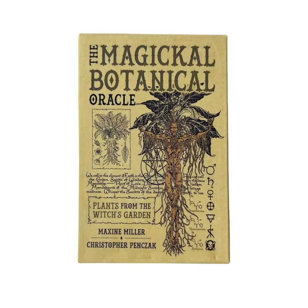 The Magickal Botanical Oracle Cards Um 33 Tarot Inglês Adivinhação Edição Baralho Borad Games