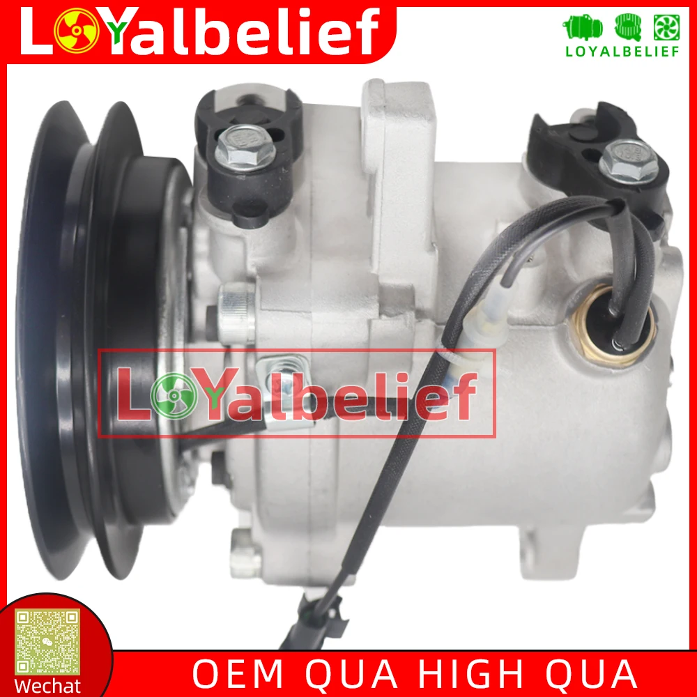 

SV07E CAR AC Air Compressor For Kubota M6 M126 M135 M136 Tractors 447280-3050 447280-3080 4472803050 4472803080 6003686NA