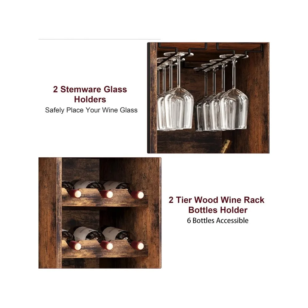 Bar Wine Rack for Kitchen Home and Kitchen Tall Wine Rack Freestanding Floor Dining Room Freight free