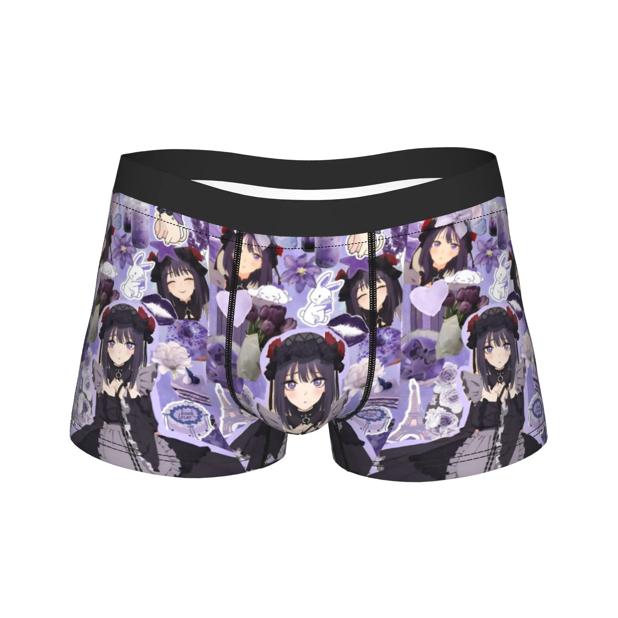 Men Kuroe Shizuku Anime Boxer Briefs Shorts Panties Soft Underwear My Dress Up Darling Homme Funny S-XXL Underpants