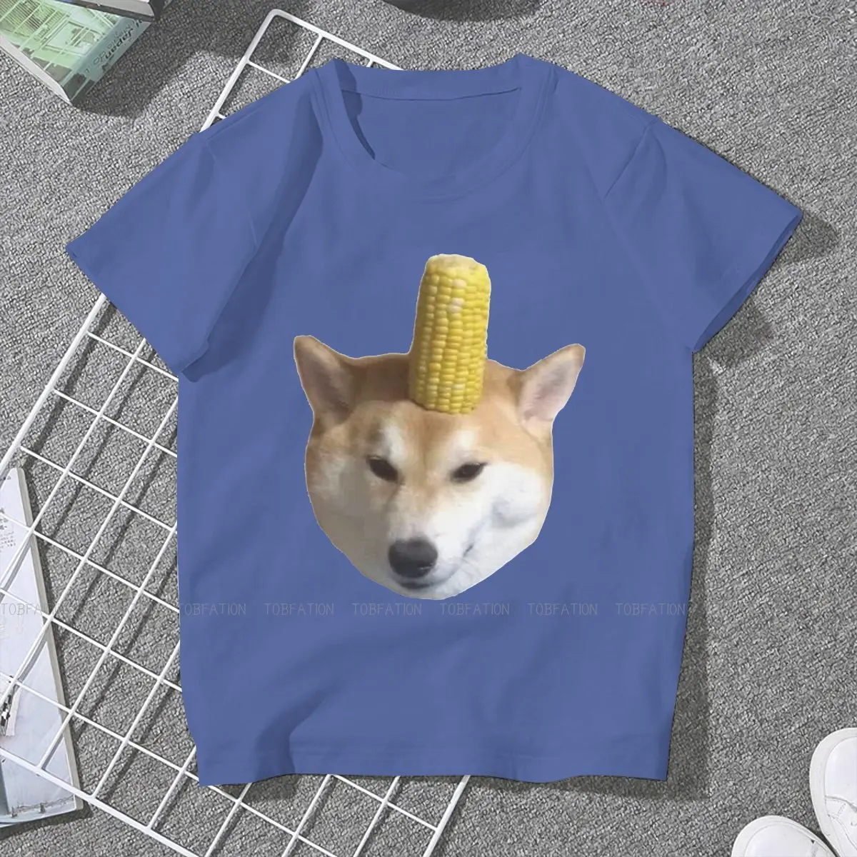 Corndoggo 4XL 5XL TShirt Corgi Short Legs Dog Fabric Basic T Shirt Girl Tops Individuality Hot Sale