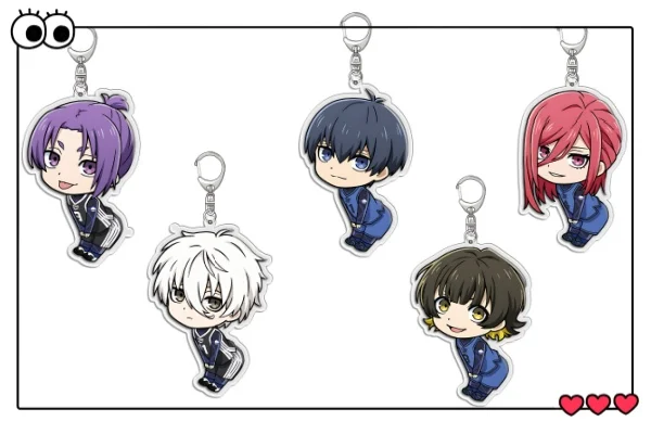 

Hot Anime BLUE LOCK Acrylic keychain Cool pendant 6cm Fan gift