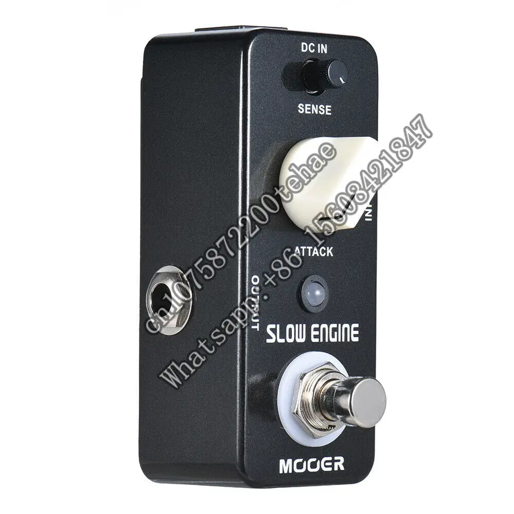 Mooer Electric Guitar Bass Effect Pedal Slow Engine Slow Motion True Bypass Pedal Distortion Guitar Parts and Accessories