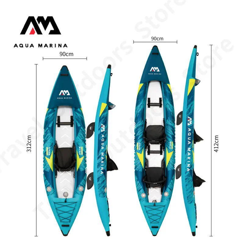 

AQUA MARINA STEAM 10'3 "/13'6" K2 дрейфующий надувной каяк для взрослых, водные виды спорта, каноэ, тип исследования, резиновая лодка