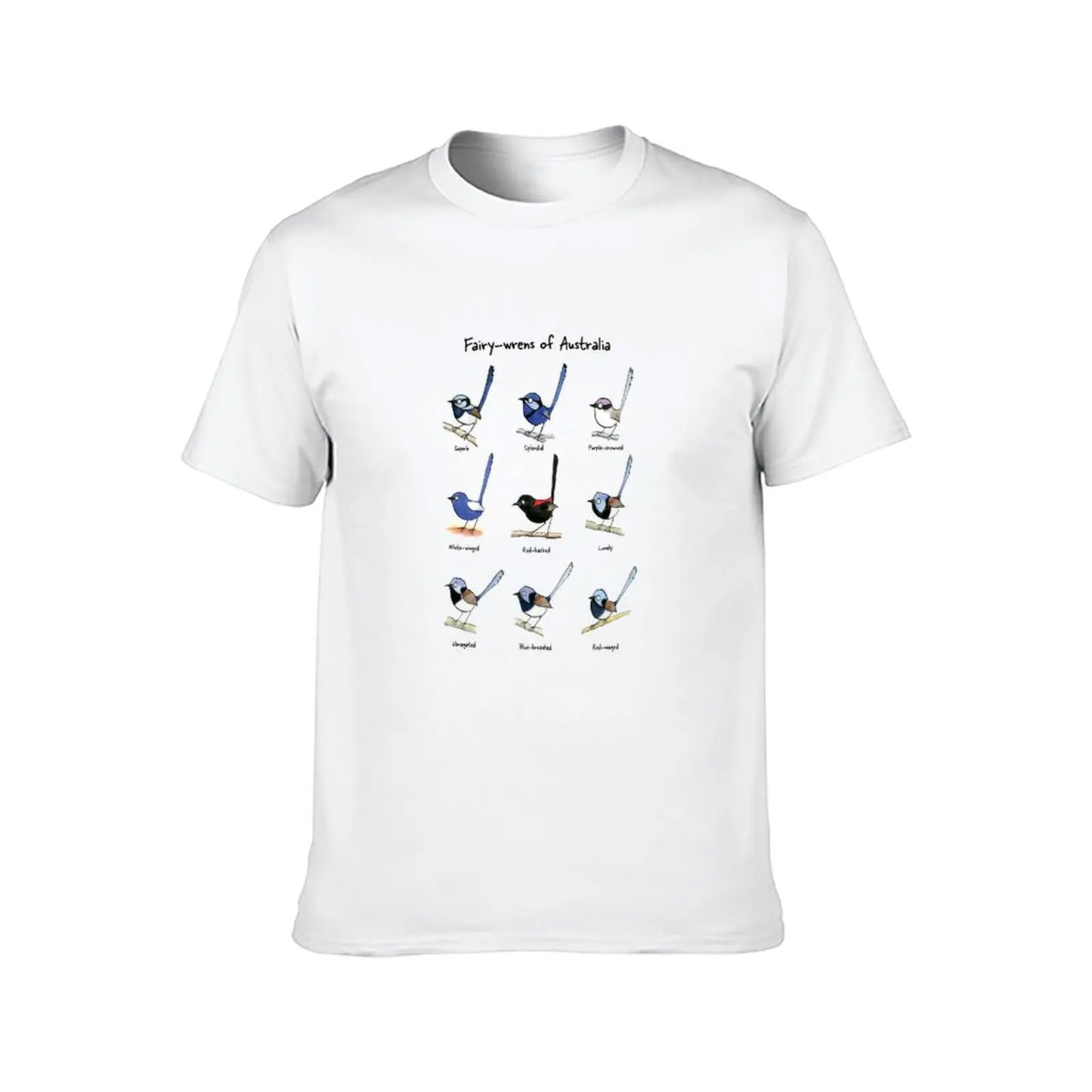 Fairy-wrens of Australia - Raising funds for Bush Heritage Australia T-Shirt graphics for a boy cheap stuff tops men tshirt