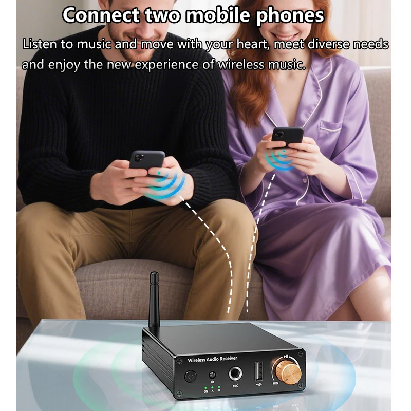 Bluetooth 6,0 Audio Receiver Sender Wireless Audio Adapter U-Disk 6,5 MM Karaoke Drahtlose Musik Verstärker Für Lautsprecher auto