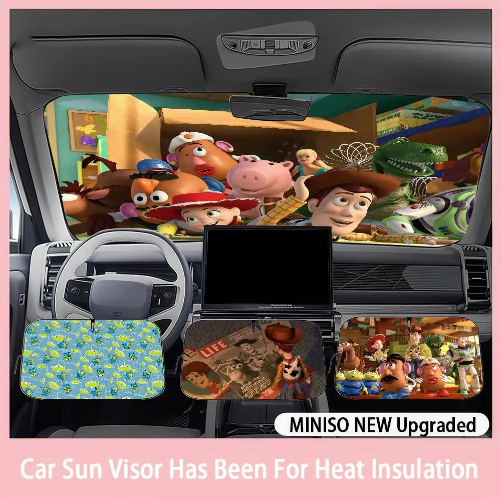 

Disney Toy Story Car SunShade Windshield sunshade blocks ultraviolet rays, car insulation sunshade protector