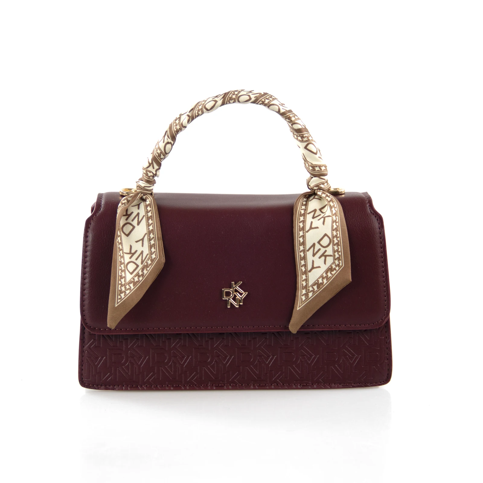 Interior Design New York - DKNY Damen All-Match-Handtasche mit Schal-Dekor, Top-Griff,