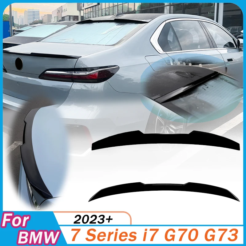 

Car Rear Trunk Spoiler Wing For BMW 7 Series i7 G70 G73 2023+ For MP Style Splitter Spoiler Tail Wing Body Kit Tuning