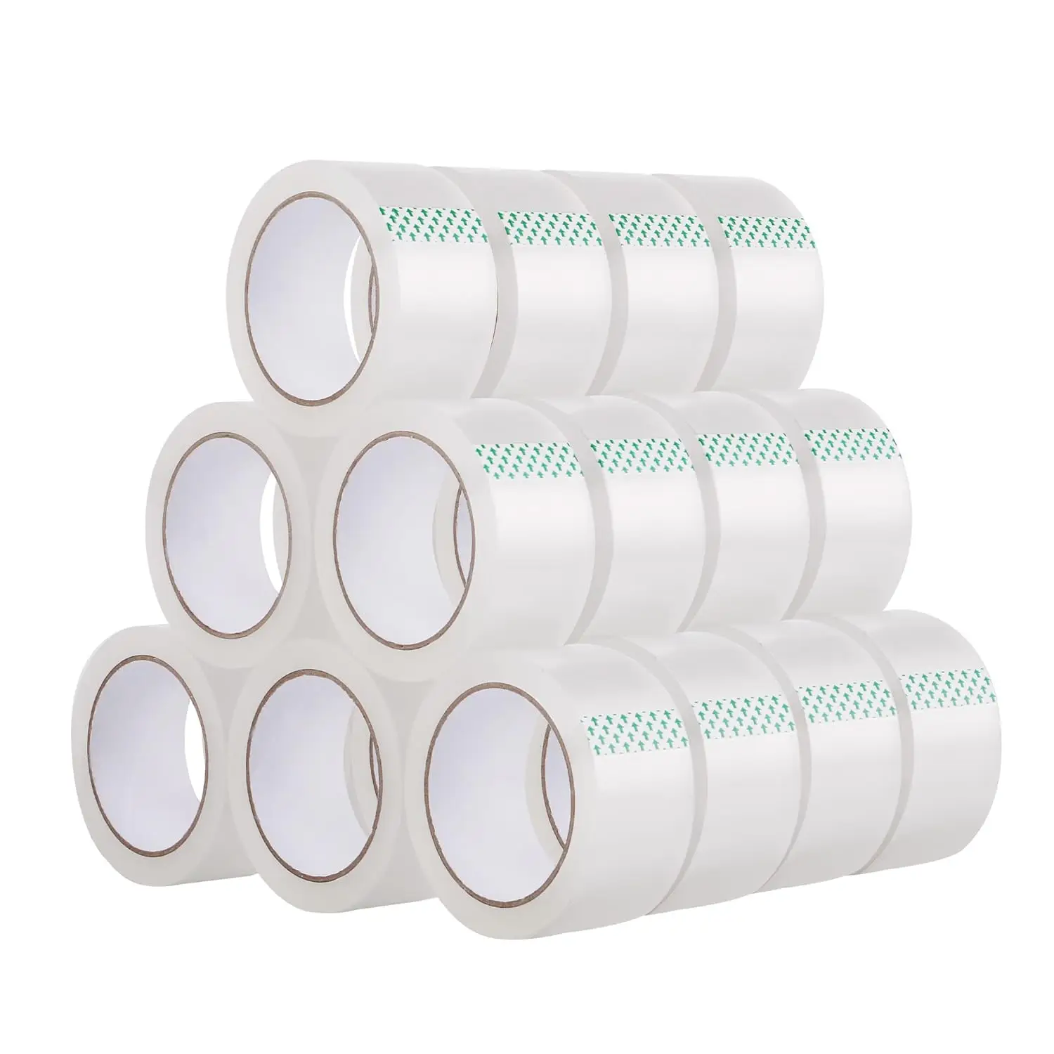 

Clear Packing Tape, 24 Rolls Heavy Duty Packaging Tape Refill for Moving Boxes, Mail Shipping Supplies, 1.88 inch x 55 Y