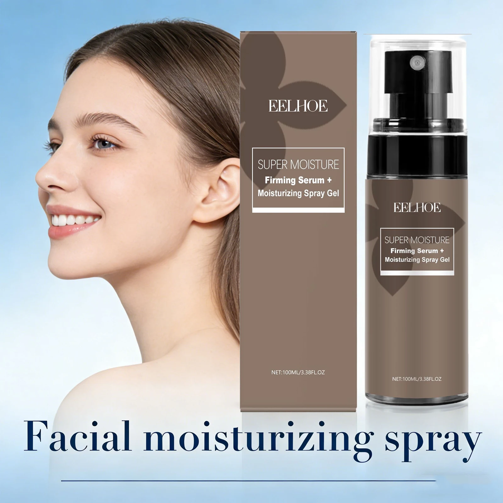 

Hyaluronic Acid Toner Spray Firming Smoothing Skin Shrink Pores Hydrating Serum Refreshing Boost Facial Moisturizing Skin Care