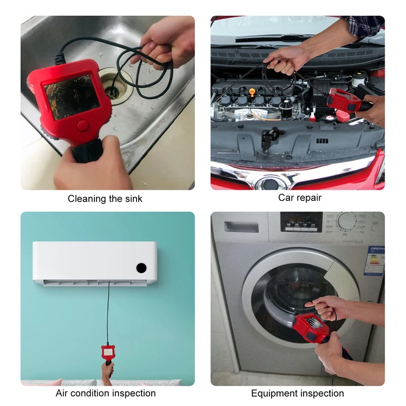 Best-1M HD Wireless Endoscope Camera Display Screen Flexible Waterproof Inspection Industrial Borescope