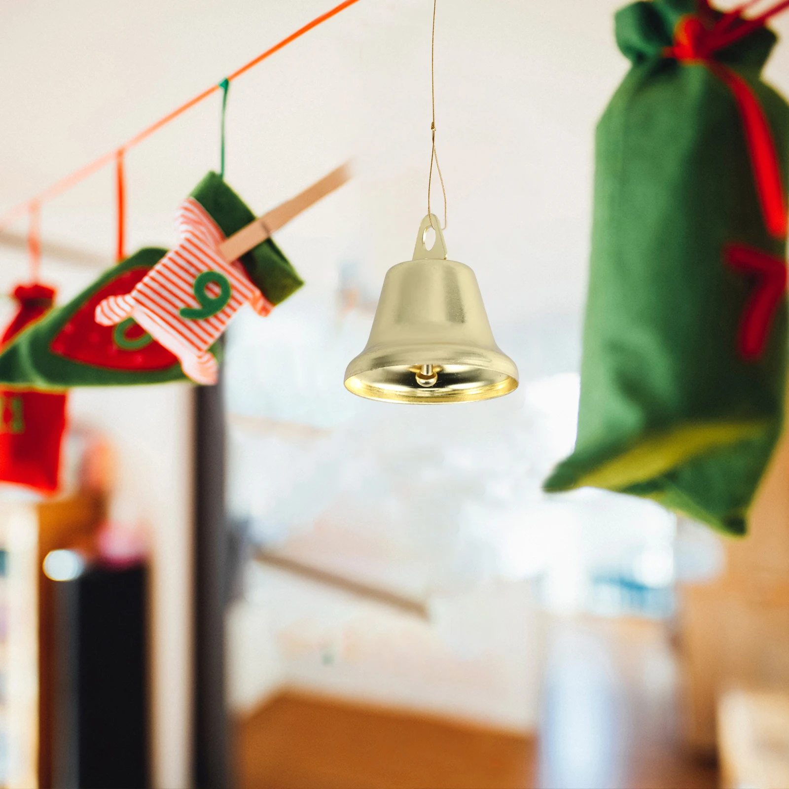 

20 Pcs The Bell Diy Decor Craft Small Bells Decorative Ornament Exquisite Iron Delicate Pendant