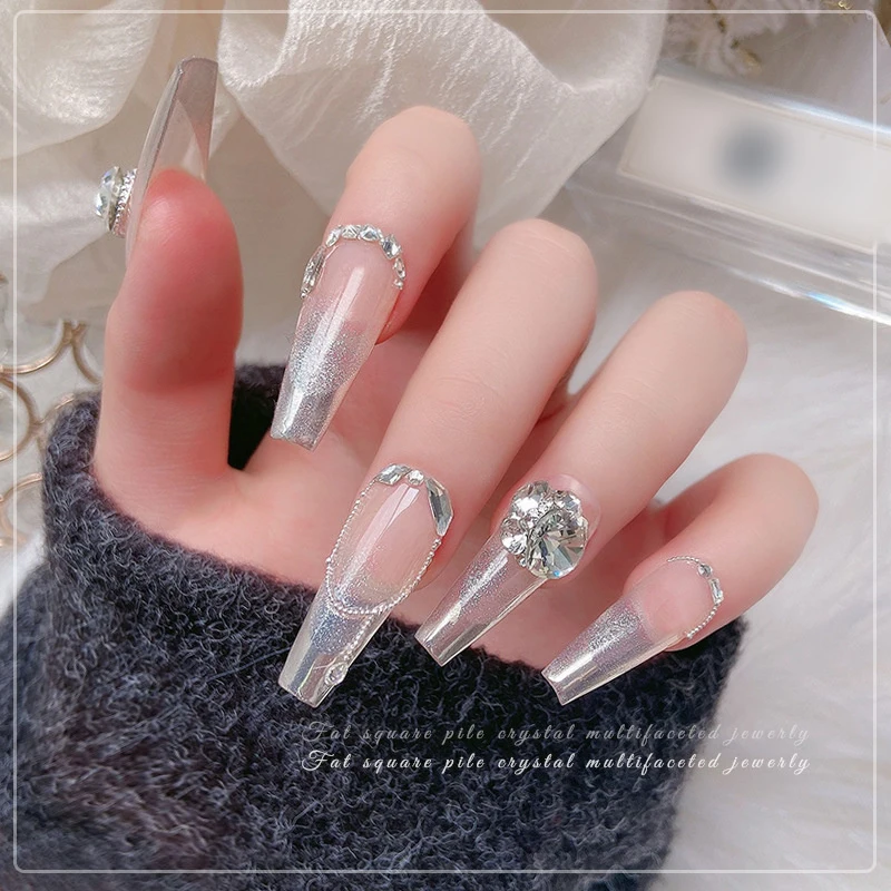 Glamorous Nail Art Embellishment Drill Lasting Natural Glass Decoration Popular Nail Art Nail Art Decoration Natural Glass