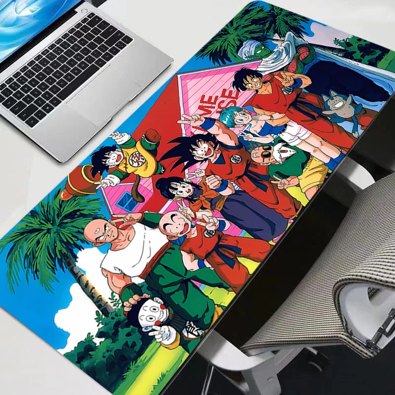 Mouse pads Gaming Keyboard Rug Laptop Japan Cool Anime Mouse Pad XXL Black DBZ Dragon Ball Z Desk Mat PC Gamer Carpet Mousepad
