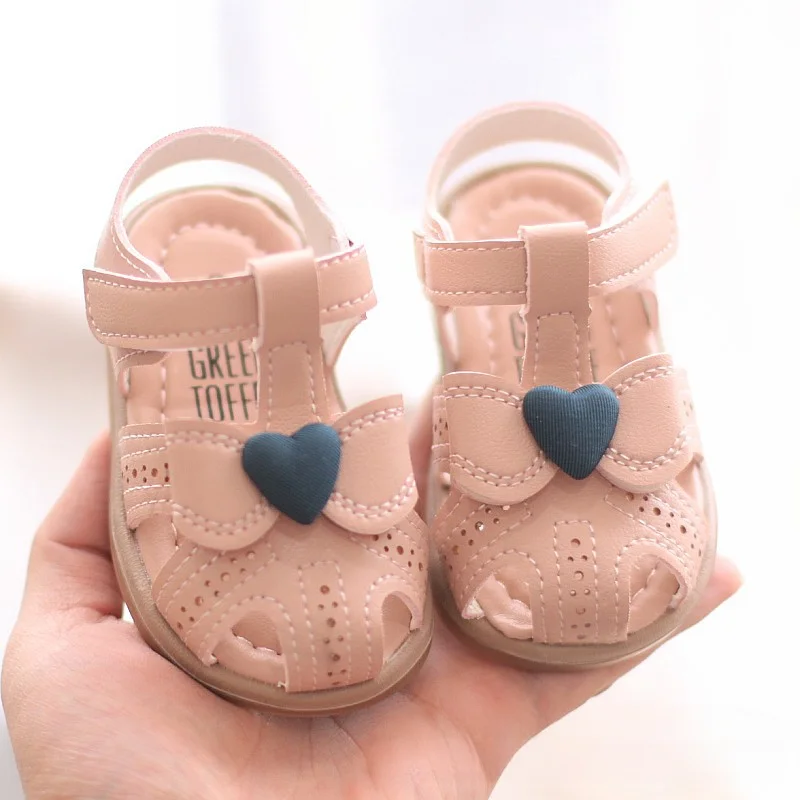 Summer Baby Shoes Girls Sandals 0-2 Year Old Shoe Children Anti-skid Soft Soles Walking Princess Shoes сандалии для девочек