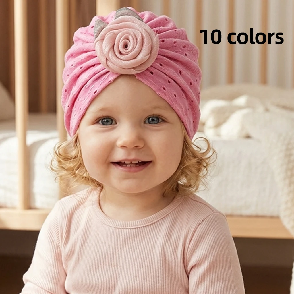 

New Baby Hollow-out Cap Cute Breathable Baby Fontanel Hat Comfortable Children's Hat
