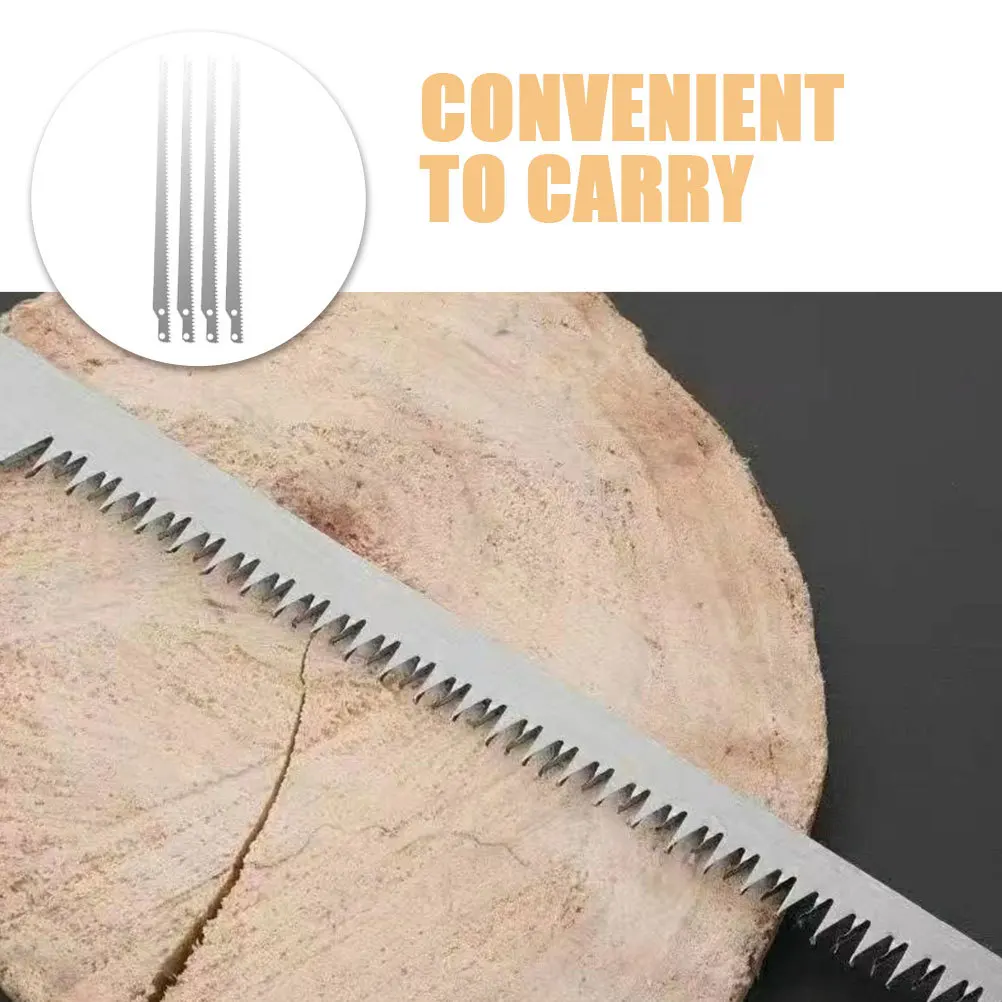 

4Pcs Bonsai Garden Hand Saw Blades Wooden Pruning Portable Sharp Teeth Replacement Blades Efficient Wood Cutting Tool