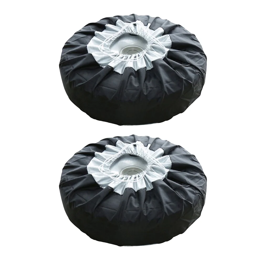 

2 PCS Universal Wheel Tire Cover Protective Spare Covers Car Dust-proof Dustproof