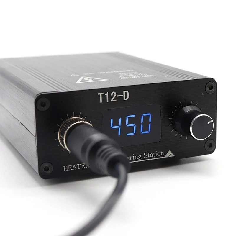 T12D Constant Temperature Soldering Iron, High Frequency Welding Tool for Mobile Phone Maintenance Auto Sleep