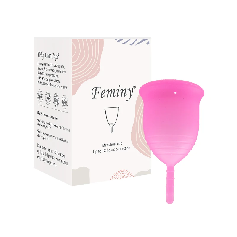 Soft Menstrual Cup 100% Medical Silicone Woman Period Use Hypoallergenic Certified Menstrual Collectors Menstruation Cups