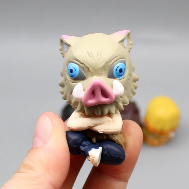 Q الطبعة 4 قطعة شيطان القاتل Gk كامادو تانجيرو و Nezuko مجموعة الكتف إلى الكتف سطح المكتب الديكور عمل أرقام لعبة هدية