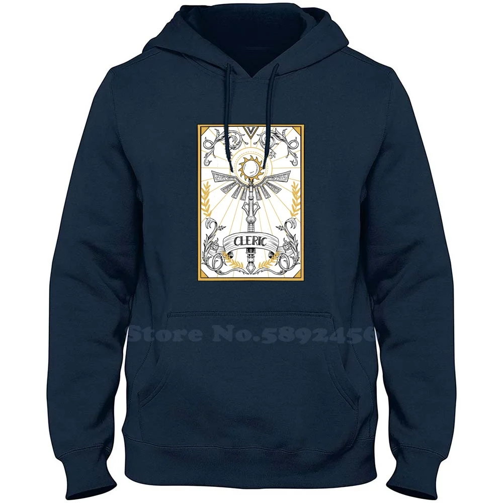 

Dnd Cleric Tarot 100% Cotton Hoodie Casual Sweatshirt