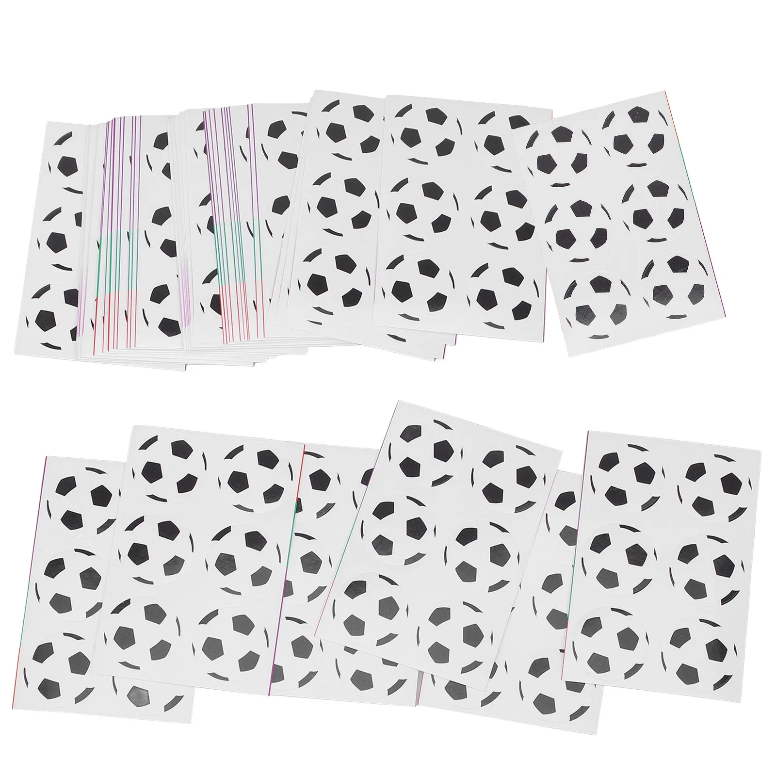 

300Pcs Football Stickers DIY Decorative Sealing Sticker Set Portable Removable Soccer Theme Sticker for Notebook Greeting Card