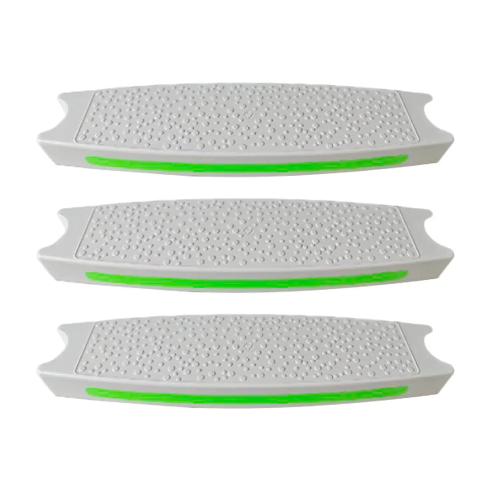 

3x with Luminous Strips with Screw Anti Slip Spare Parts Easy to Install Practical Pool Ladder Steps for SPA Swimming Pools