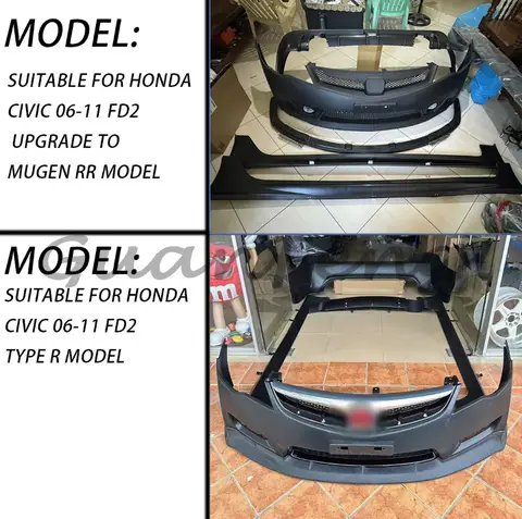 6 best sales body kit honda civic 2007 - №6