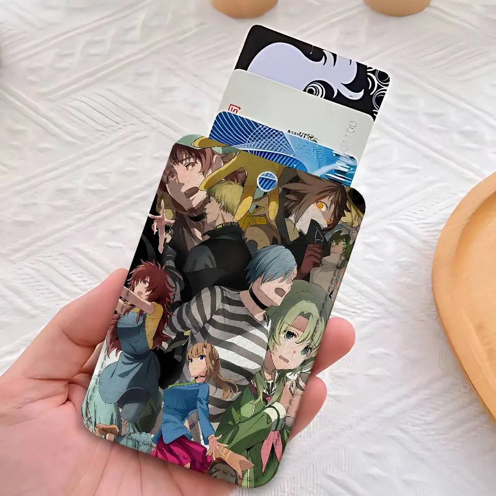 Y-Your T-Turn to D-Die Game Key Tag Ring Leather Card Holder Key Ring Rectangle Access Card Holder