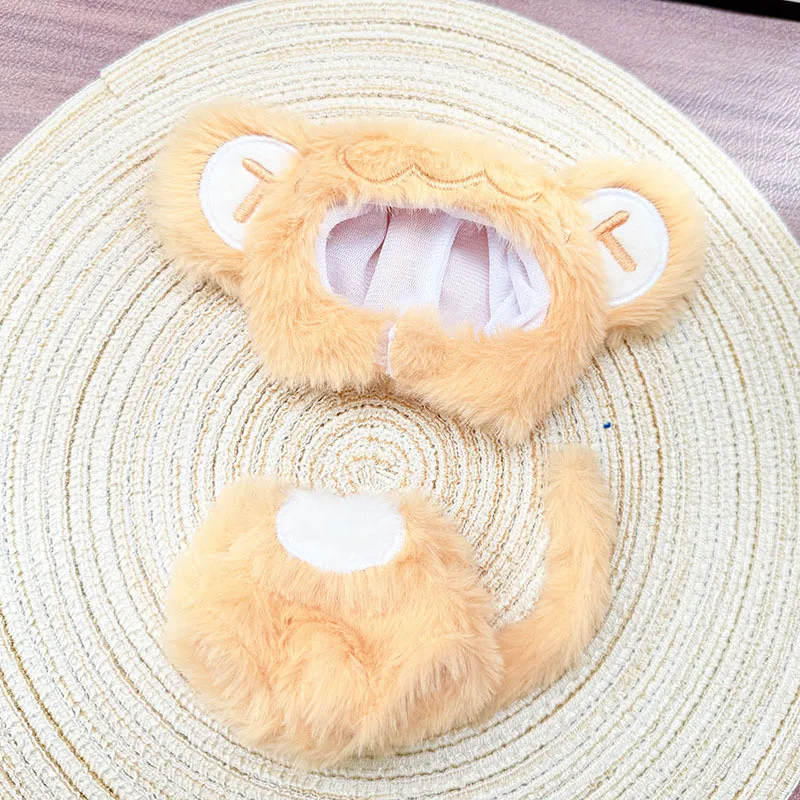 17 Cm Labubu Doll Clothing Blind Box Sit and Party Cute Monkey Can Put on and Take Off Bags Pants and Waist Pendants