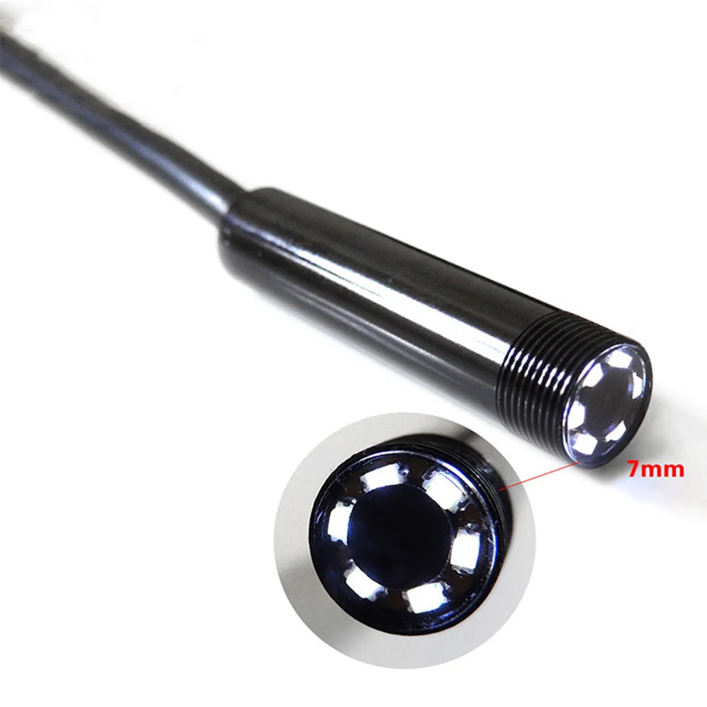 1M 480P Soft Wire For Android WIFI Endoscope Waterproof Borescope Inspection Camera 6 LED a Long effective Focal Length