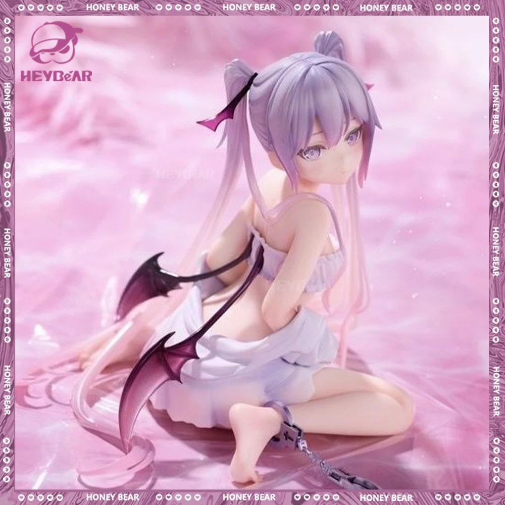 15cm Eve Pink Charm Demon Bunny Girl Figure Eve Action Figure Pvc Statue Model Doll Collection Desk Decoration Toy Birthday Gift