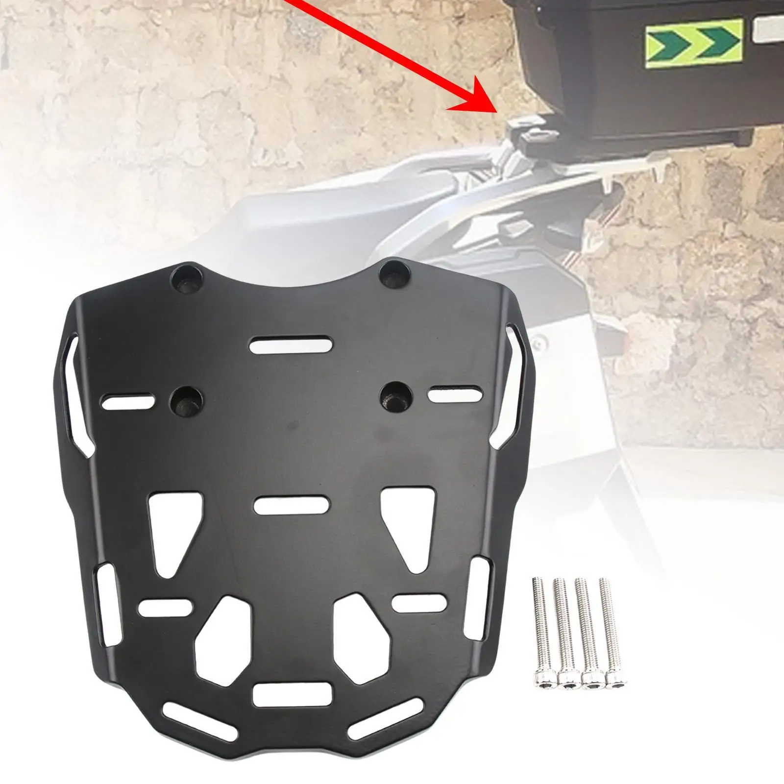 

Motorcycle Rear Luggage Rack Holder Sturdy Replacement Luggage Carrier Motorcycle Accessories for Honda Pcx150 2014‐2020