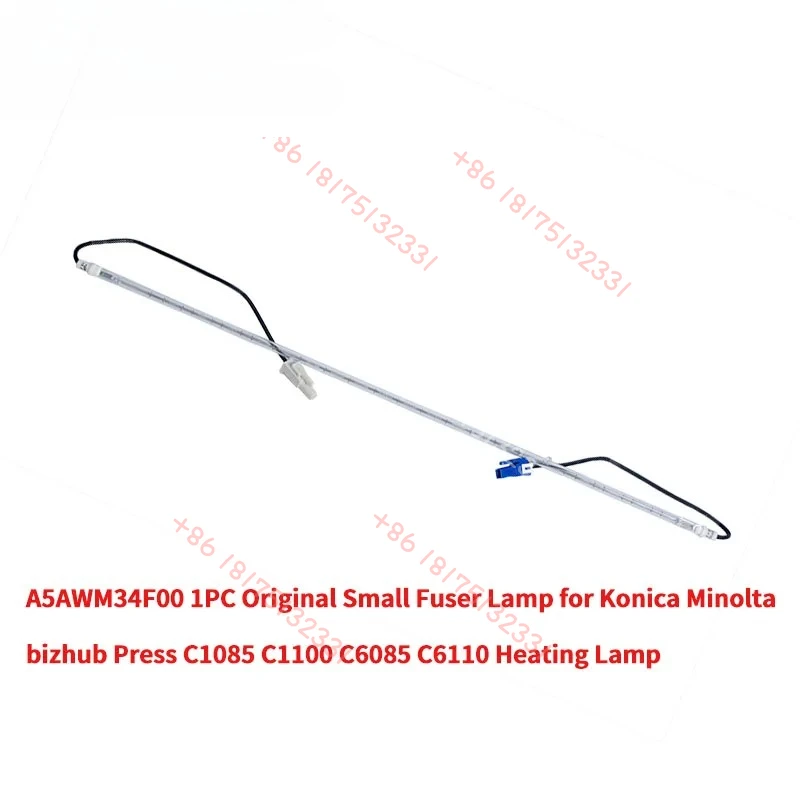 Lâmpada Fusora Pequena Original A5AWM34F00 (1 Unidade) para Konica Minolta bizhub Press C1085 C1100 C6085 C6110 BH C6085 C6110 - Lâmpada de Aquecimento