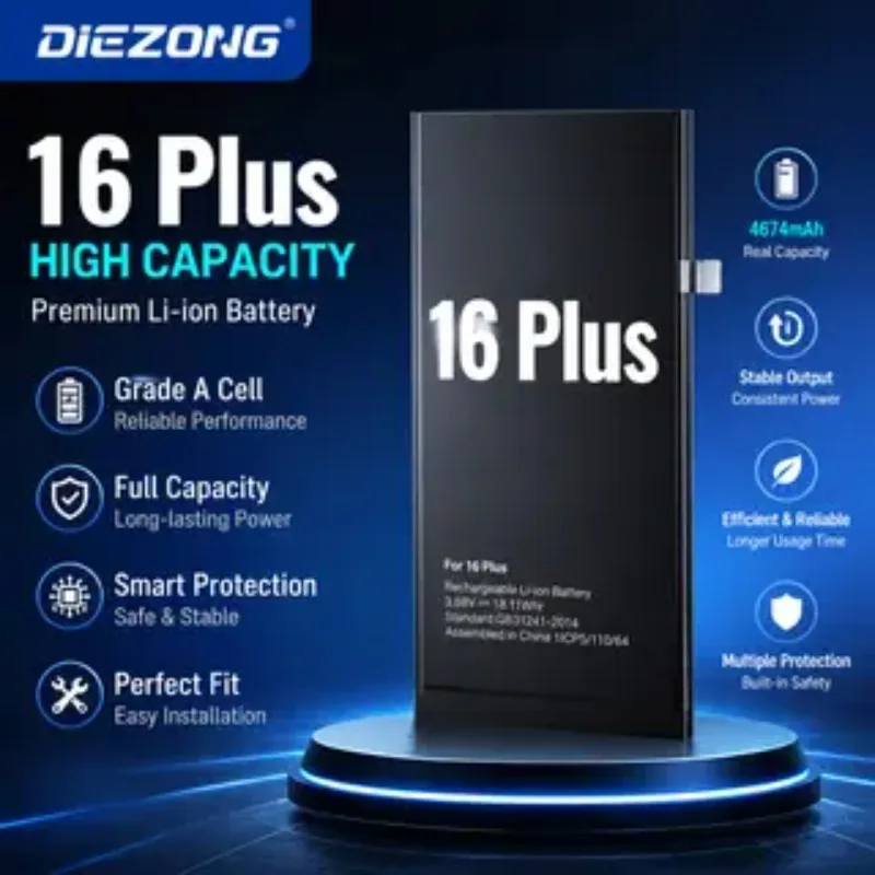 FOR IPHONE 16 Plus REPLACEMENT  BATTERY NA247/A3290/3082/3289/3291 High-Quality High-Performance High-Capacity Fast Shipping